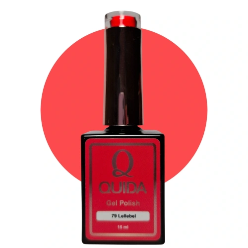 Quida Gelpolish Lellebel #079 – Felle neon roze-rode gelpolish