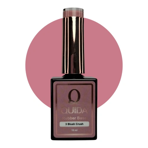 Quida Rubber Base Blush Crush #03 – Zacht Roze Rubber Base