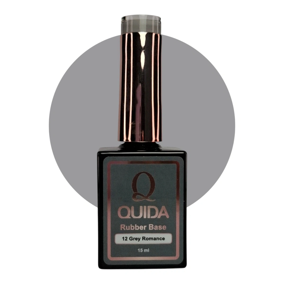Quida Rubber Base Grey Romance #12 – Cool Grey Rubber Base
