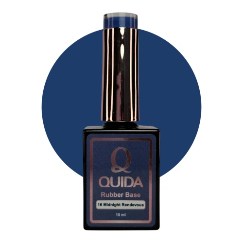 Quida Rubber Base Midnight Rendezvous #16 – Deep Blue Rubber Base